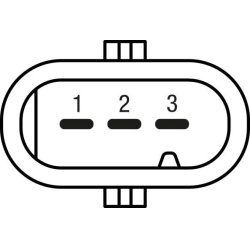  jutiklis, įsiurbimo kolektoriaus slėgis