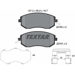  stabdžių trinkelių rinkinys, diskinis stabdys