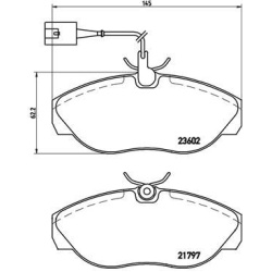  stabdžių trinkelių rinkinys, diskinis stabdys <small>PRIME LINE</small>