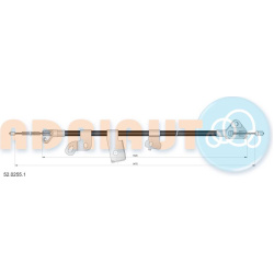  trosas, stovėjimo stabdys