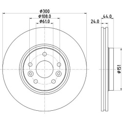  stabdžių diskas (1vnt)