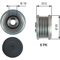 laisvos eigos sankaba, kint. sr. generatorius <small>DriveAlign™</small>  laisvos eigos sankaba, kint. sr. generatorius <small>DriveAlign™</small>