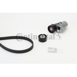  V formos rumbuotas diržas, komplektas