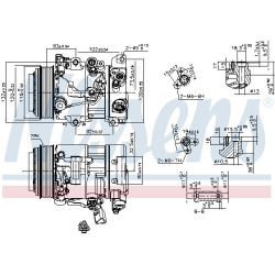 kompresorius, oro kondicionierius <small>** FIRST FIT **</small>