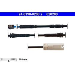  įspėjimo kontaktas, stabdžių trinkelių susidėvėjimas