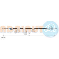  trosas, stovėjimo stabdys