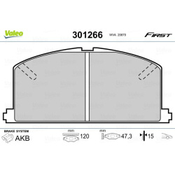  stabdžių trinkelių rinkinys, diskinis stabdys