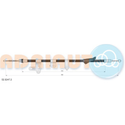  trosas, stovėjimo stabdys