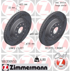  stabdžių diskas (1vnt) <small>BLACK Z</small>