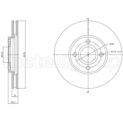  stabdžių diskas (1vnt)