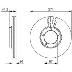 stabdžių diskas (1vnt)  stabdžių diskas (1vnt)