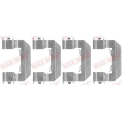  priedų komplektas, diskinių stabdžių trinkelės