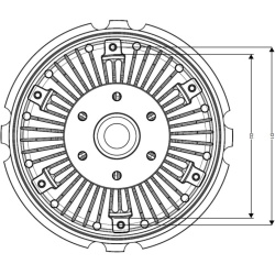  sankaba, radiatoriaus ventiliatorius