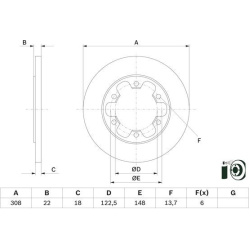  stabdžių diskas (1vnt)