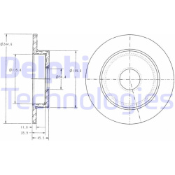  stabdžių diskas (1vnt)