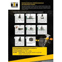  montavimas, amortizatoriai