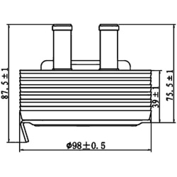  alyvos aušintuvas, variklio alyva <small>BEHR</small>