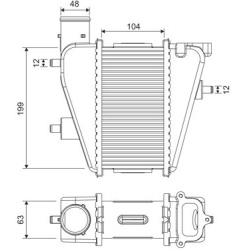  tarpinis suslėgto oro aušintuvas, kompresorius