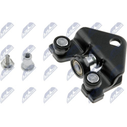  ritinėlio kreiptuvas, atstumiamos durys