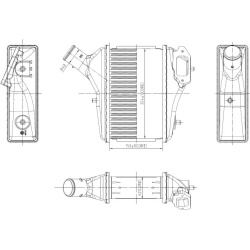  tarpinis suslėgto oro aušintuvas, kompresorius