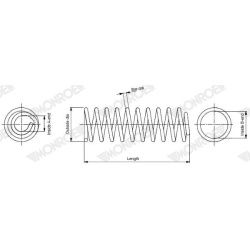 spyruoklė <small>MONROE SPRINGS</small>  spyruoklė <small>MONROE SPRINGS</small>
