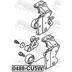 kreipiantysis skriemulys, V formos rumbuotas diržas  kreipiantysis skriemulys, V formos rumbuotas diržas