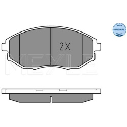  stabdžių trinkelių rinkinys, diskinis stabdys <small>MEYLE-ORIGINAL: True to OE.</small>