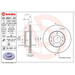  stabdžių diskas (1vnt)