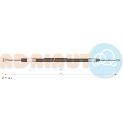  trosas, stovėjimo stabdys