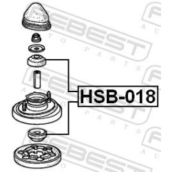  tarpiklio įvorė, amortizatorius