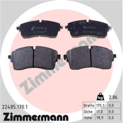  stabdžių trinkelių rinkinys, diskinis stabdys