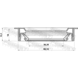  sandariklis, kardaninis velenas