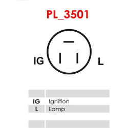  reguliatorius, kintamosios srovės generatorius <small>Brand new AS-PL</small>