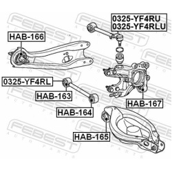 valdymo svirties/išilginių svirčių įvorė