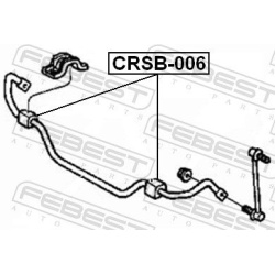  skersinio stabilizatoriaus įvorių komplektas