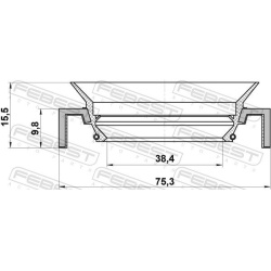  sandariklis, kardaninis velenas