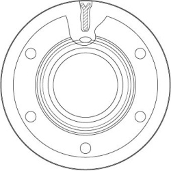  stabdžių diskas (1vnt) <small>TRW SINGLE</small>
