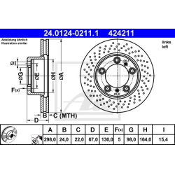  stabdžių diskas (1vnt)