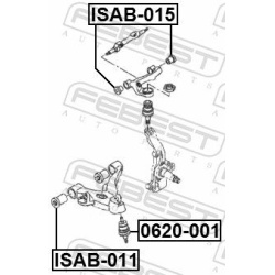  valdymo svirties/išilginių svirčių įvorė