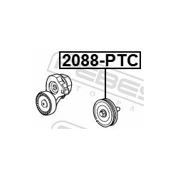  kreipiantysis skriemulys, V formos rumbuotas diržas