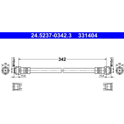 stabdžių žarnelė  stabdžių žarnelė