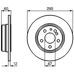  stabdžių diskas (1vnt)