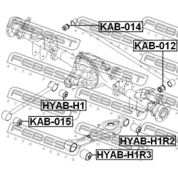  valdymo svirties/išilginių svirčių įvorė
