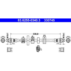  stabdžių žarnelė