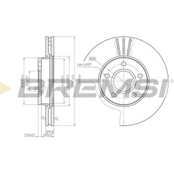  stabdžių diskas (1vnt)