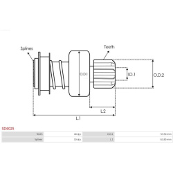  laisvos eigos pavara, starteris <small>AS</small>