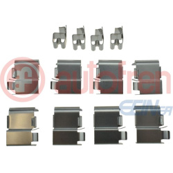 priedų komplektas, diskinių stabdžių trinkelės  priedų komplektas, diskinių stabdžių trinkelės