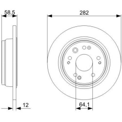 stabdžių diskas (1vnt)