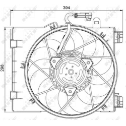  ventiliatorius, radiatoriaus