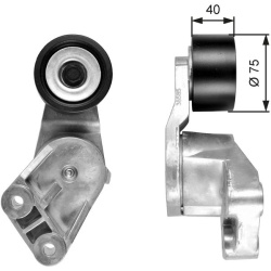  diržo įtempiklis, V formos rumbuotas diržas <small>FleetRunner™</small>